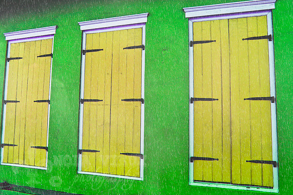 Spring Shower Shutters